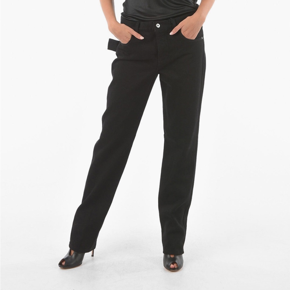 Bottega Veneta Black Slim Leg Women's Jeans